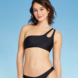 Xhilaration Women's One Shoulder Bikini Top