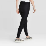 A New Day Women's Drawstring High-Waist Lounge Leggings Black Medium