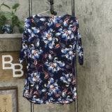 NWT DG2 By Diane Gilman Womens Printed Swing Top. 703308 Small Medium