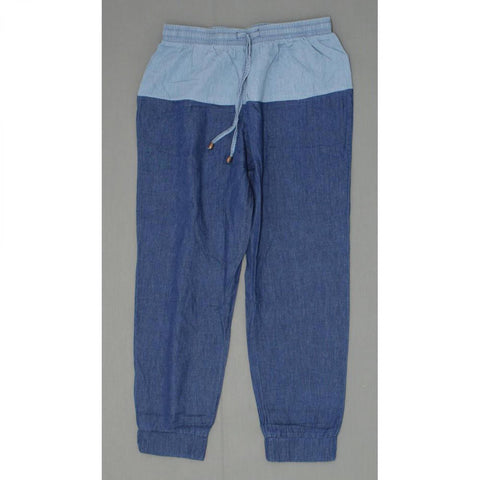 36 Point 5 Women's Two Tone Chambray Jogger Pants