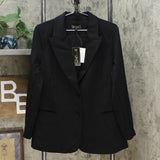 DG2 by Diane Gilman Women's Ponte Knit Boyfriend Blazer
