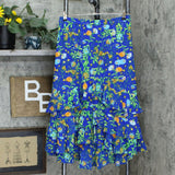 Linea by Louis Dell'Olio Women's Wild Flower Pull On Ruffle Skirt