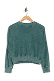 Supplies by Union Bay Womens French Terry Long Sleeve Summer Tie Dye Nala Top