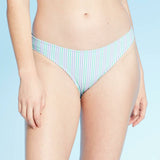 Xhilaration Women's Seersucker Hipster Bikini Bottom