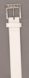 DKNY Women's Pebbled Faux Leather Grommet Belt