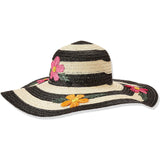 Betsy Johnson Women's Floral Bliss Floppy Hat