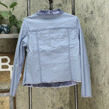 DG2 by Diane Gilman Women's Reversible Twill Denim Jacket