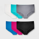Fit for Me by Fruit of the Loom Plus 6pk Breathable Micromesh Classic Briefs 9
