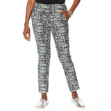 MarlaWynne Women's Petite Stretch Twill FLATTERfit Pants With Pockets