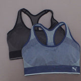 Puma 2 Pack Women's Active Performance Sports Seamless Sports Bras