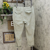 Ava & Viv Women's Plus Size Mid Rise Straight Leg Utility Ankle Pants