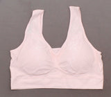 Rhonda Shear Plus Size Jacquard Ahh Bra With Removable Pads