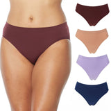 New Rhonda Shear Womens LOT OF 4 "Ahh" Seamless Brief. 700324-NEW Small