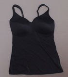 Rhonda Shear Women's Plus Size Everyday Molded Cup Camisole Black 1X