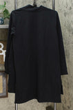 Modern Soul Women's Hi Low French Terry Duster Cardigan With Pockets