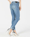 Kendall + Kylie The Ultra Babe Perfect Ripped Mid-Rise Jeans