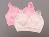 Rhonda Shear Plus Size 2 Pack Pinup Bras With Removable Pads Pink Multi 2X