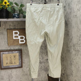 32 Degrees Cool Women's Stretch Linen Blend Ankle Pants Sage XL