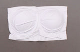Rhonda Shear Women's Plus Size Underwire Bandeau Bra With Removable Pads