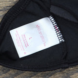 Xhilaration Juniors' Ribbed Bralette Bikini Top AFJ70T Black L