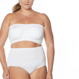 Rhonda Shear Women's Plus Size Underwire Bandeau Bra With Removable Pads