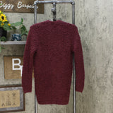 Knox Rose Women's Textured Long Sleeve Open Cardigan
