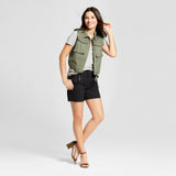 A New Day Women's 5-Inch Chino Shorts Black 4