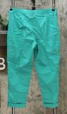 NWT Lemon Way Women's Stretch Utility Twill Cargo Crop Pants 10 12 14 16