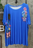 DG2 by Diane Gilman Women's Plus Size Anniversary Printed T-Shirt