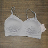 Auden Women's Nursing Seamless Bra 81408749 Chai Gray XL