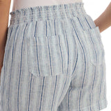 NWT Briggs Women's Smoked Waist Linen Blend Shorts. 1372191 Small