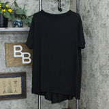 DG2 by Diane Gilman Plus Size Asymmetric Pleated Knit Top