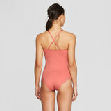 Auden Women's Unlined Lace Trimmed Bodysuit