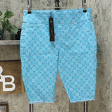 DG2 by Diane Gilman Women's Stretch Denim Pull On Bermuda Shorts