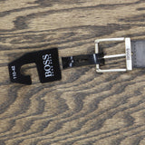 BOSS by Hugo Boss Men's Joni Suede Belt with Silvertone Buckle