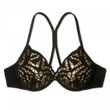 Shade & Shore Women's Light Lift Laser Cut Metallic Bikini Top