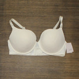 Auden Women's Lightly Lined Push-Up Bra White 38D