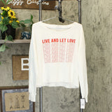 Grayson/Threads Women's Live And Let Love Long-Sleeve Pajama Top