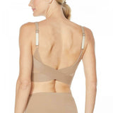 Rhonda Shear 2 Pack Molded Cup Bras With Mesh Back Detail Mocha/ Pink Large