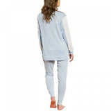 Flora Nikrooz Women's Lace Trim Harbor Cozy Pajama Set