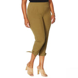 Lemon Way Women's Plus Size On the Move Stretch Tech Crop Pants