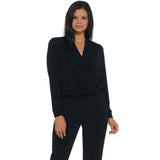 G.I.L.I. Women's Jetsetter Cross Over Bodysuit