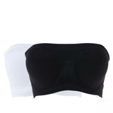Rhonda Shear 2 Pack Women's Underwire Bandeau Bras With Removable Pads