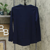 Isaac Mizrahi Live! Women's Essentials Pima Cotton Crew Neck Knit Top