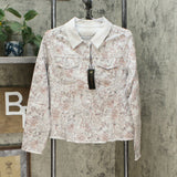 DG2 by Diane Gilman Women's Reversible Twill Denim Jacket