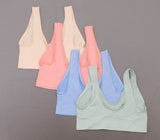 Rhonda Shear 4 Pack Seamless Ahh Bra Sorbet XL