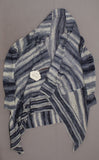 Knox Rose Women's Striped Long Sleeve Open Front Cardigan