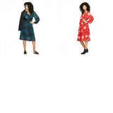 A New Day Women's Long Sleeve Midi Sheath Dress