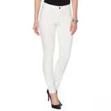G by Giuliana Women's Downtown Denim Skinny Jeans White 6
