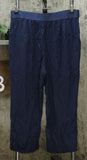 DG2 by Diane Gilman Women's Stretch Linen Blend Crop Pants